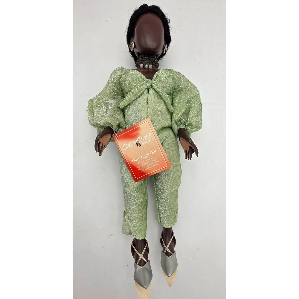 VTG Annie Lee Sass n' Class Green Collectible Girls Night Out Fashion Doll #6401